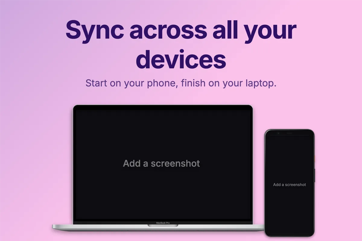 Tumblr Post · Laptop + phone template preview