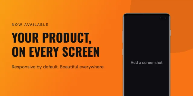 Twitch Panel · Phone hero template preview