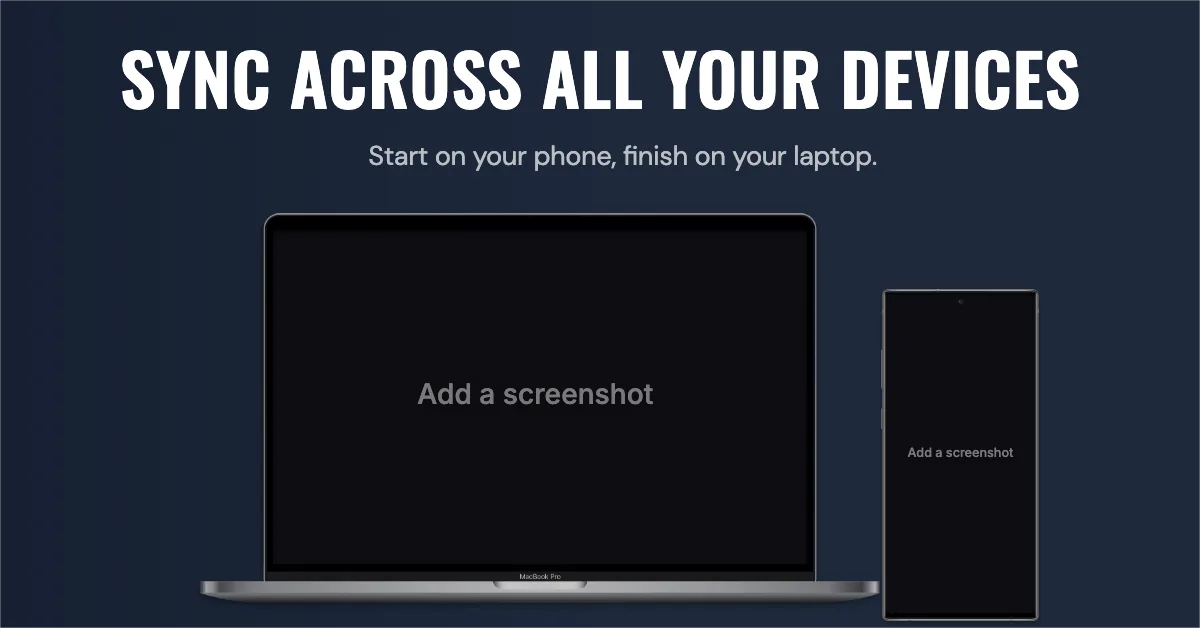 X / Twitter Card · Laptop + phone template preview