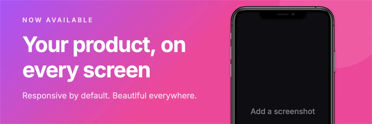 X / Twitter Cover · Phone hero template preview