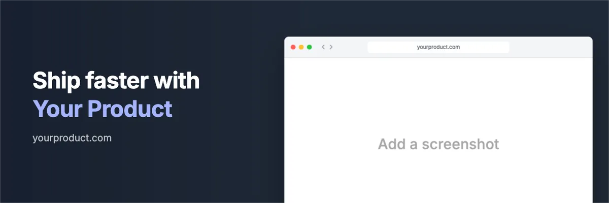 Twitter header · Safari template preview