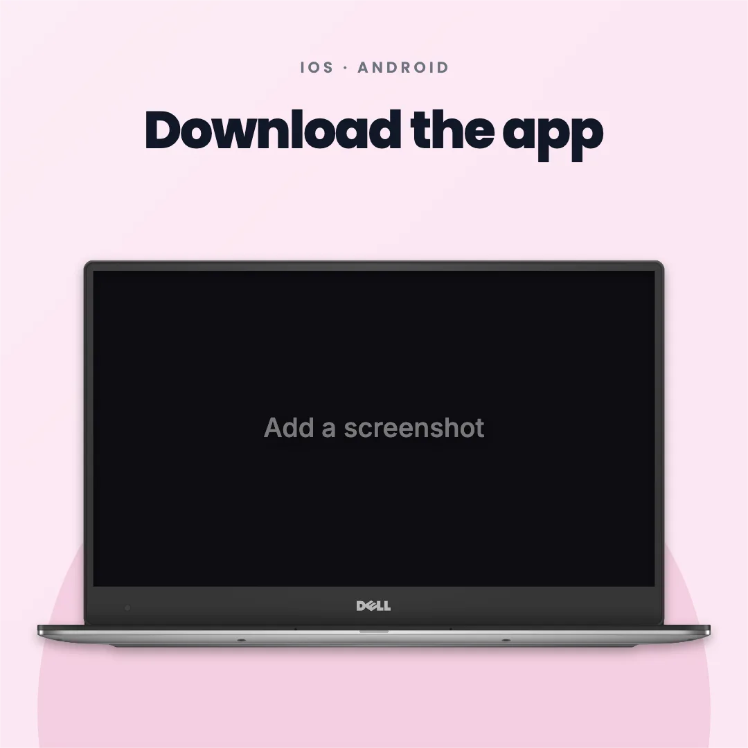 X / Twitter Post square · Laptop template preview