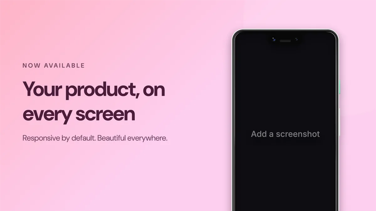 Wallpaper Desktop 4K · Phone hero template preview