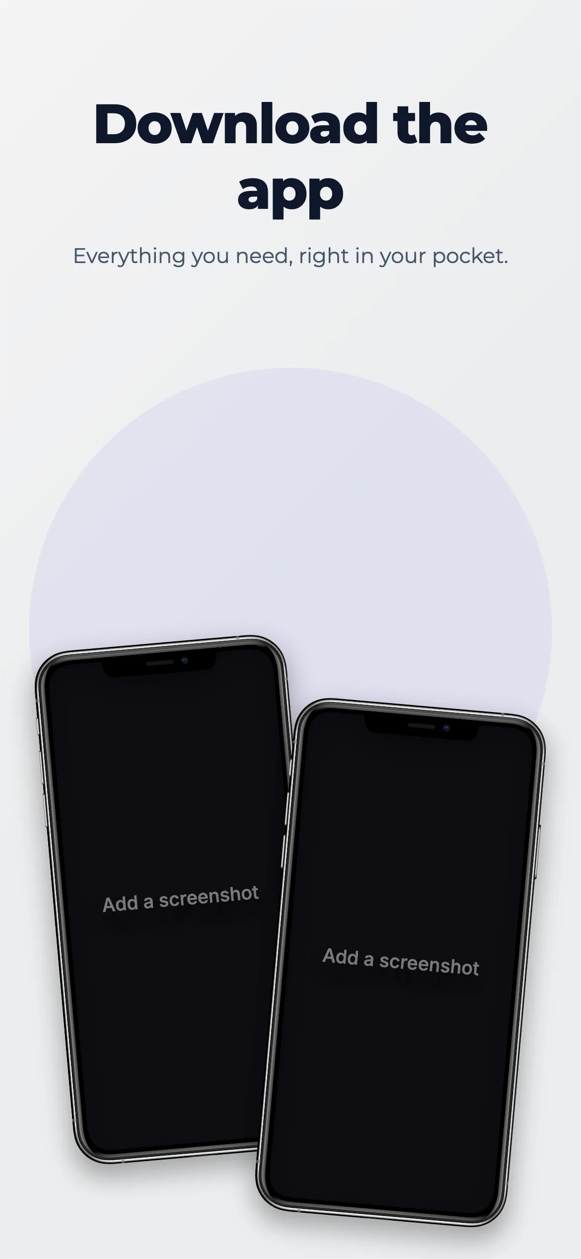 Wallpaper Phone · Two phones template preview
