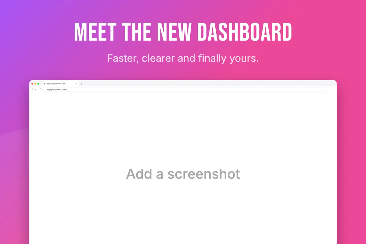 Website Case study · Browser window template preview