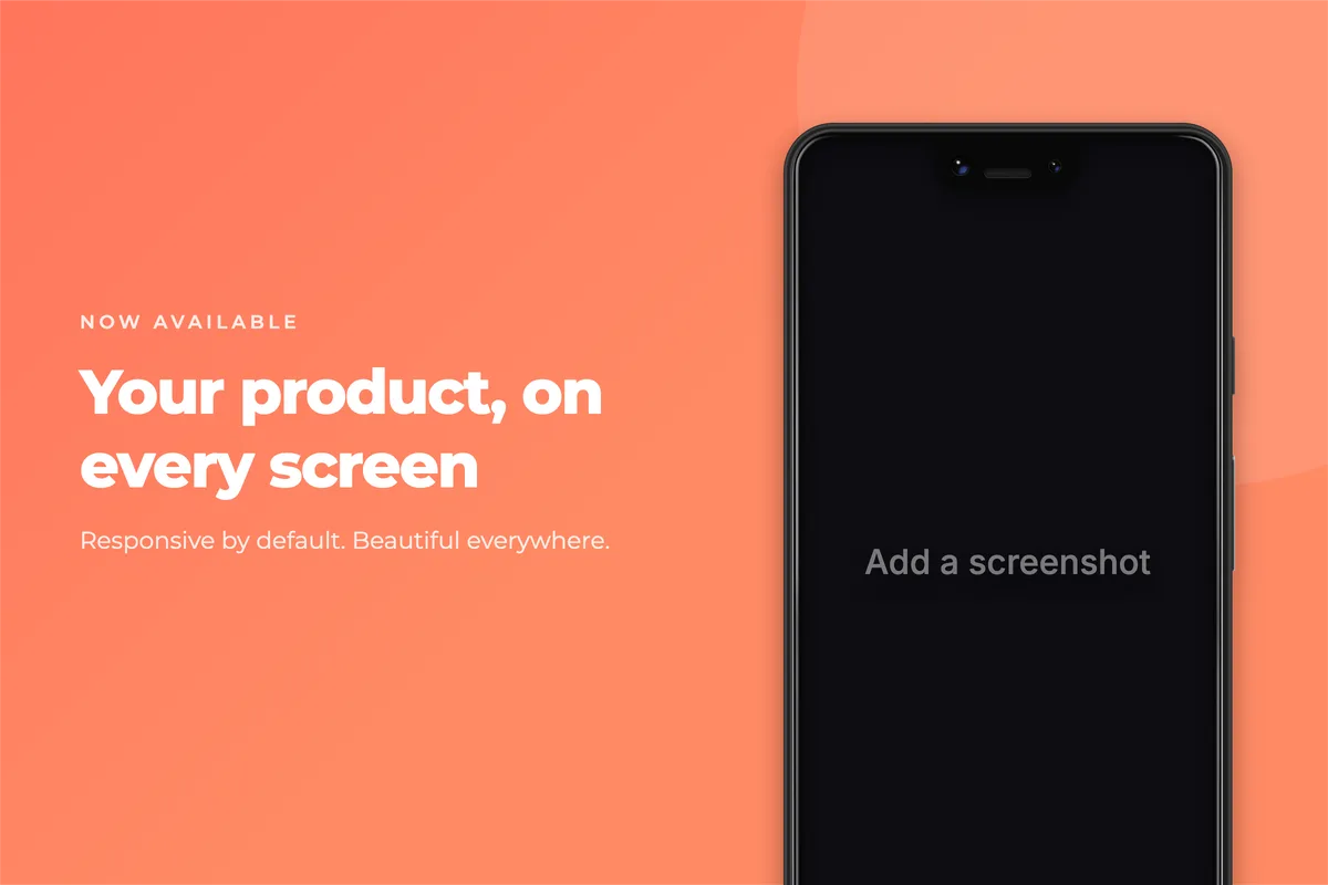 Website Case study · Phone hero template preview