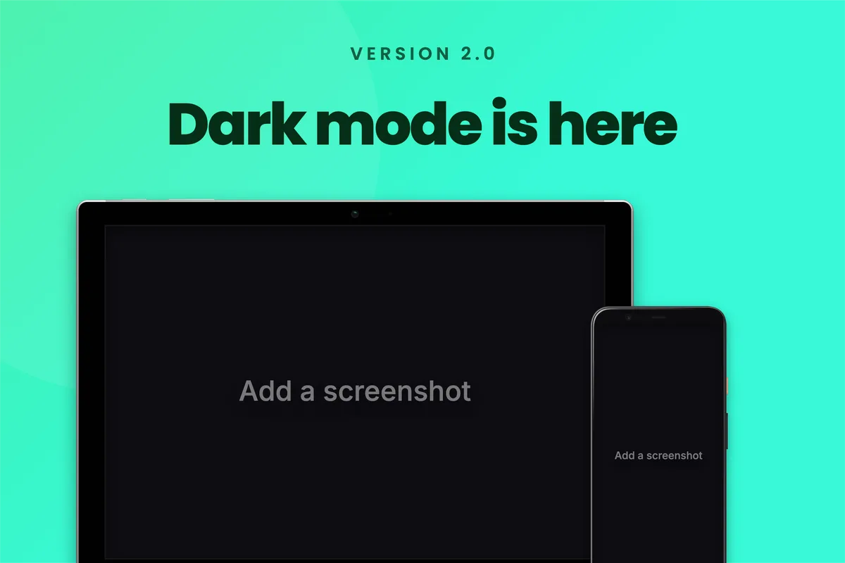 Website Case study · Tablet + phone template preview