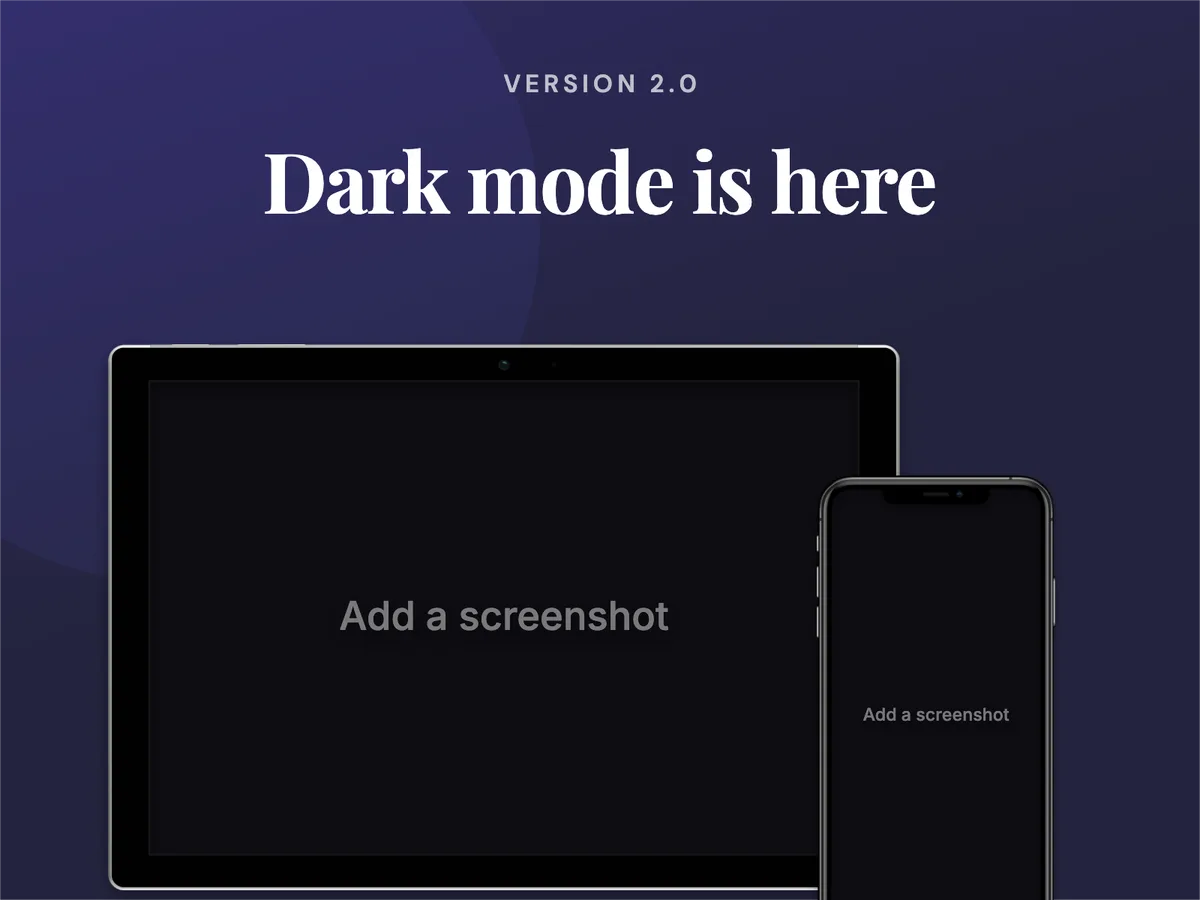 Website Feature · Tablet + phone template preview
