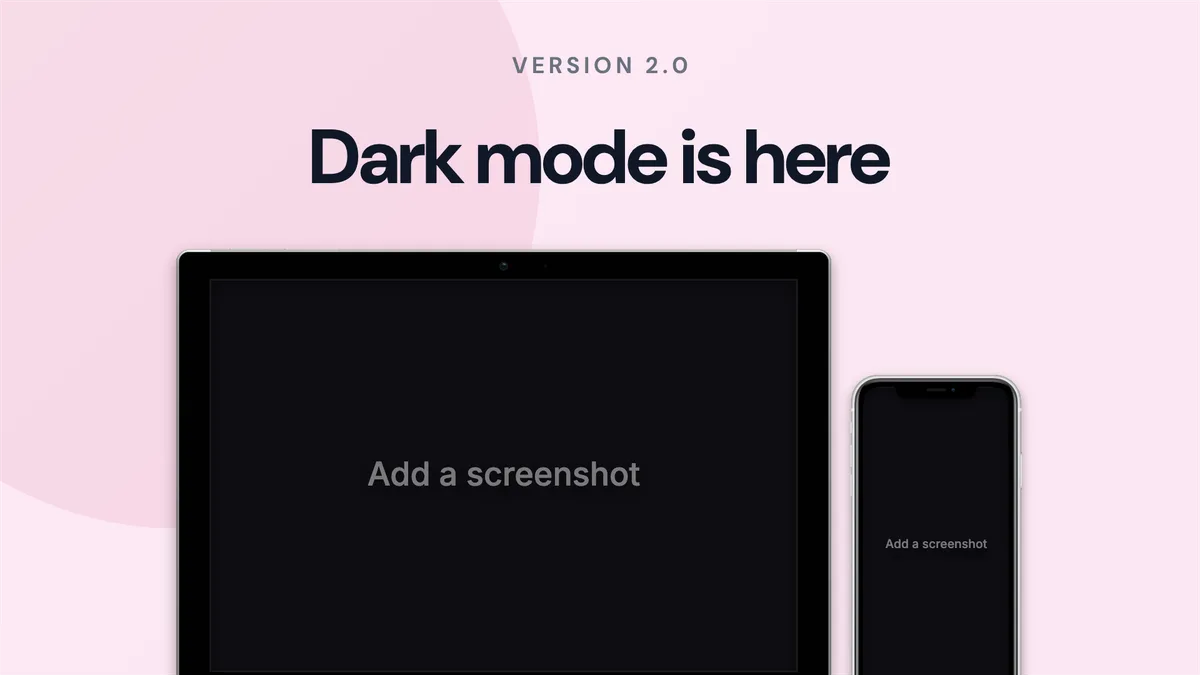 Website Hero · Tablet + phone template preview