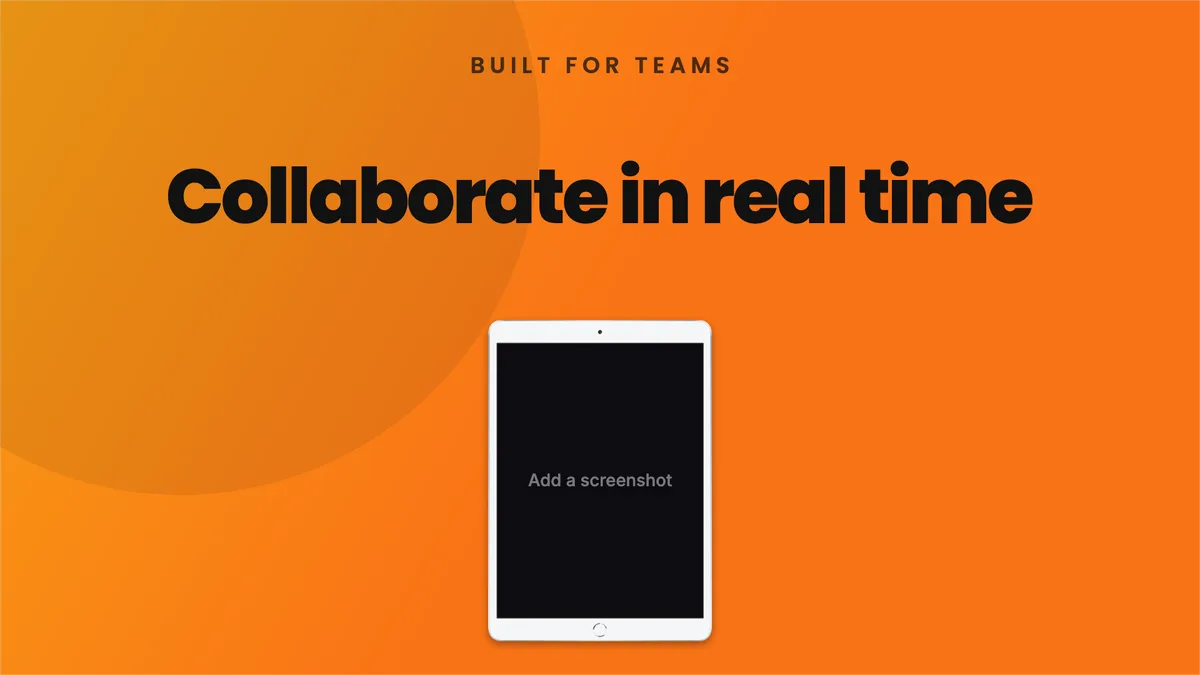 Website Hero · Tablet template preview
