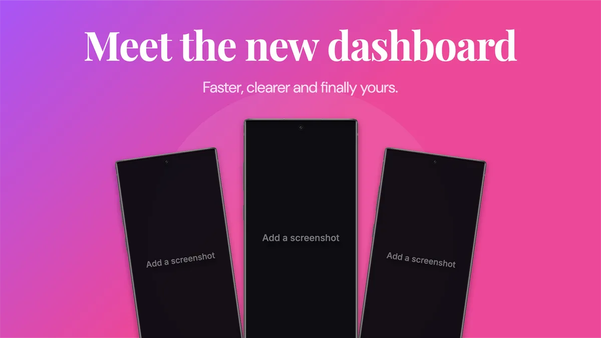 YouTube Channel art · Three phones template preview
