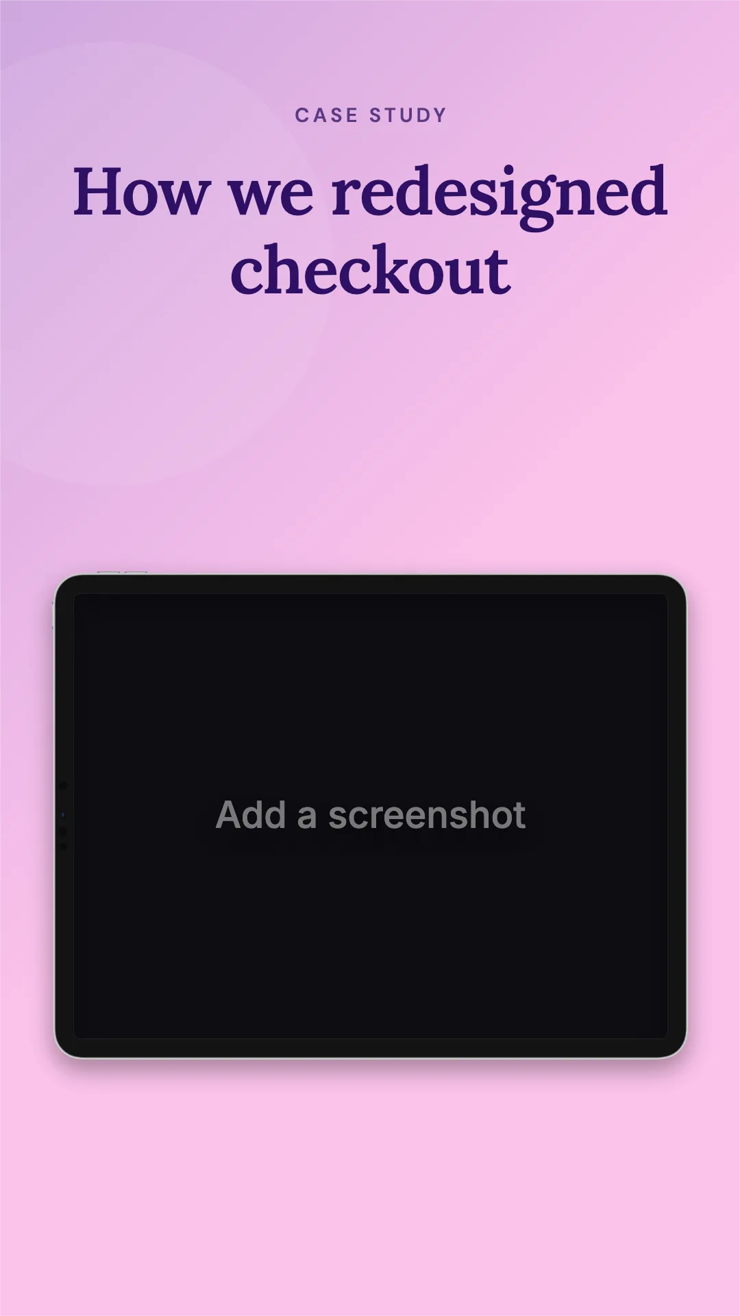YouTube Short · Tablet template preview