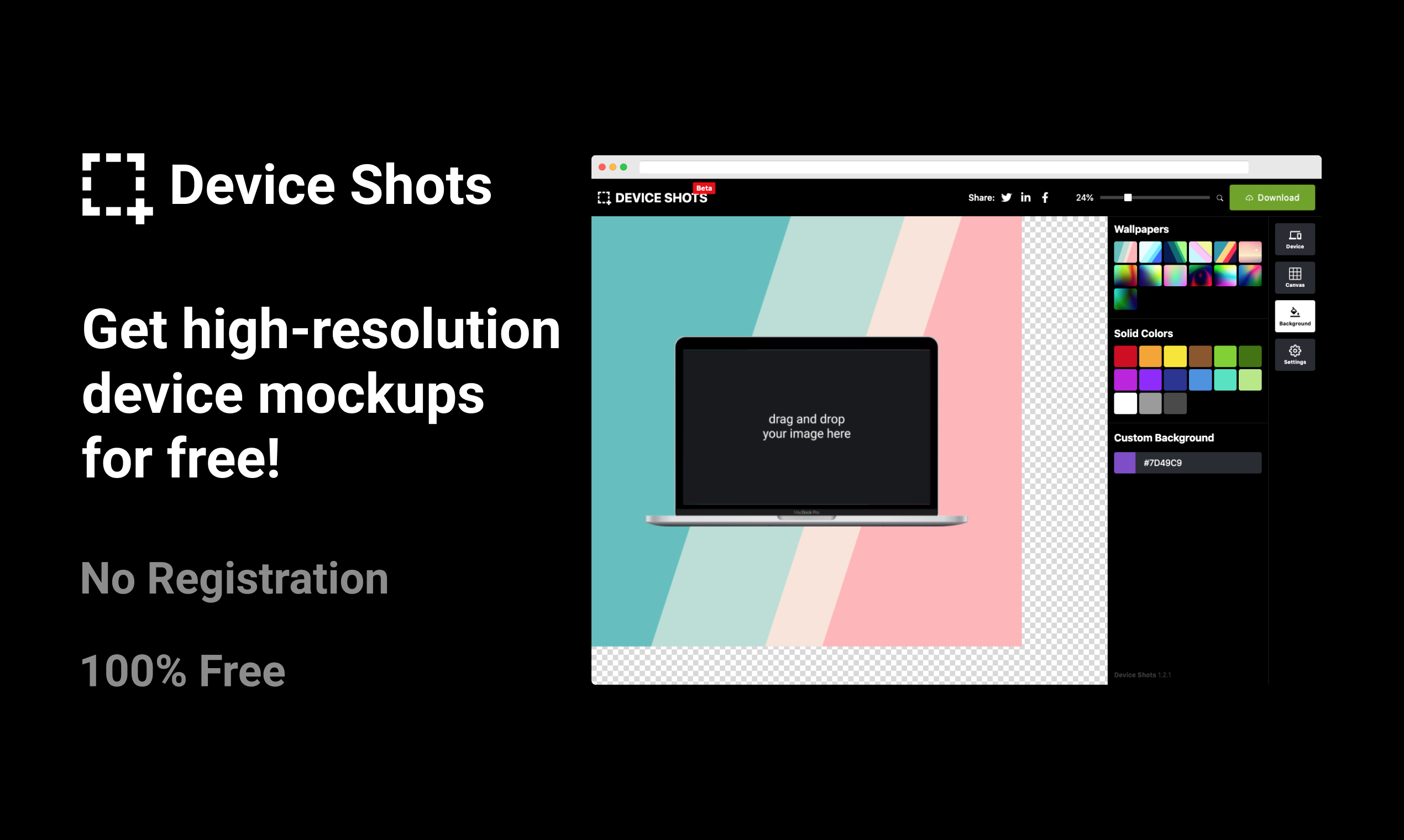 Device Shots Free Device Mockup Design Generator